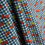 Patchwork Dark Vichy Cherry Baumwolle - Ribes y Casals