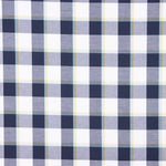 Baumwolle Madras Square Blau - Ribes y Casals