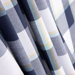 Baumwolle Madras Square Blau - Ribes y Casals
