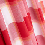 Baumwolle Madras Square Rot - Ribes y Casals