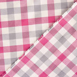 Tischtuch Baumwolle Tischtuch Rosa-Grau Quadrate - Ribes y Casals