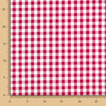 Baumwolle Vichy Square Rot - Ribes y Casals