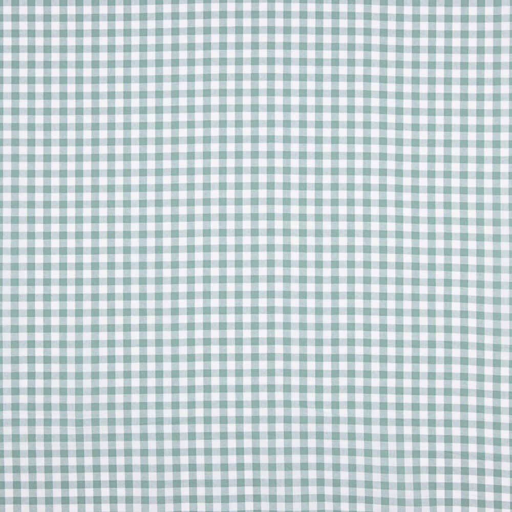 Cotton Vichy Square Baumwolle Salbei Grün - Ribes y Casals