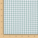 Cotton Vichy Square Baumwolle Salbei Grün - Ribes y Casals