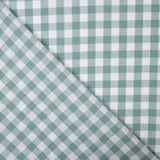 Cotton Vichy Square Baumwolle Salbei Grün - Ribes y Casals