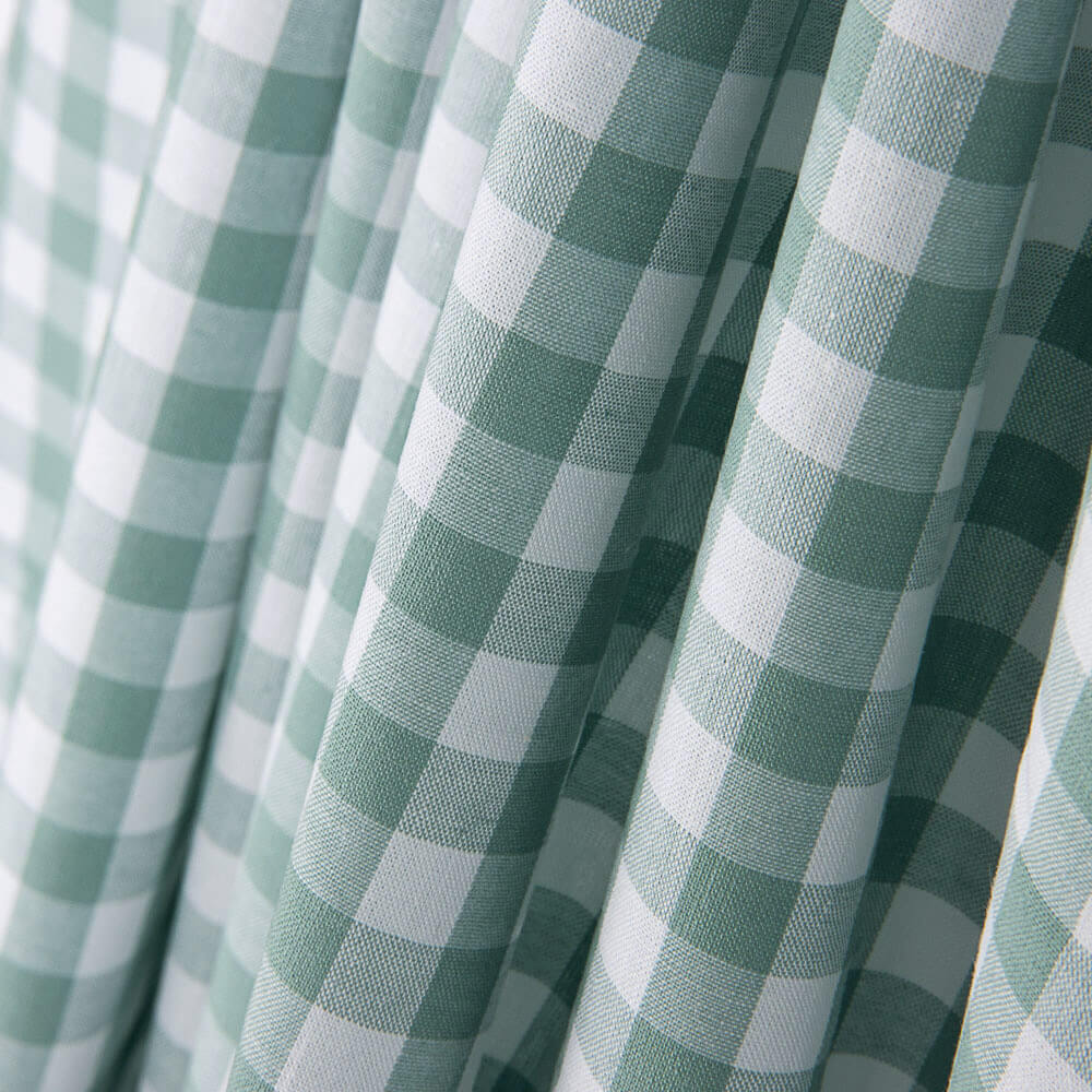 Cotton Vichy Square Baumwolle Salbei Grün - Ribes y Casals