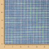 Seersucker Baumwolle Mini Square Blau - Ribes y Casals