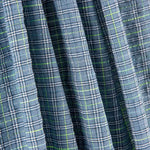 Seersucker Baumwolle Mini Square Blau - Ribes y Casals