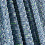 Seersucker Baumwolle Mini Square Blau - Ribes y Casals