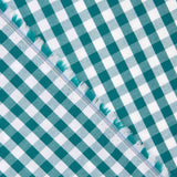 Baumwoll-Popeline kariert Baumwolle Maxi Grün Canard - Ribes y Casals