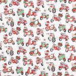 Vespas Italia Bedruckte Baumwolle - Ribes y Casals
