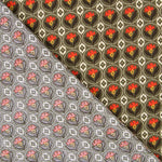 Baumwolle Flor Lis Baumwolle Khaki - Ribes y Casals