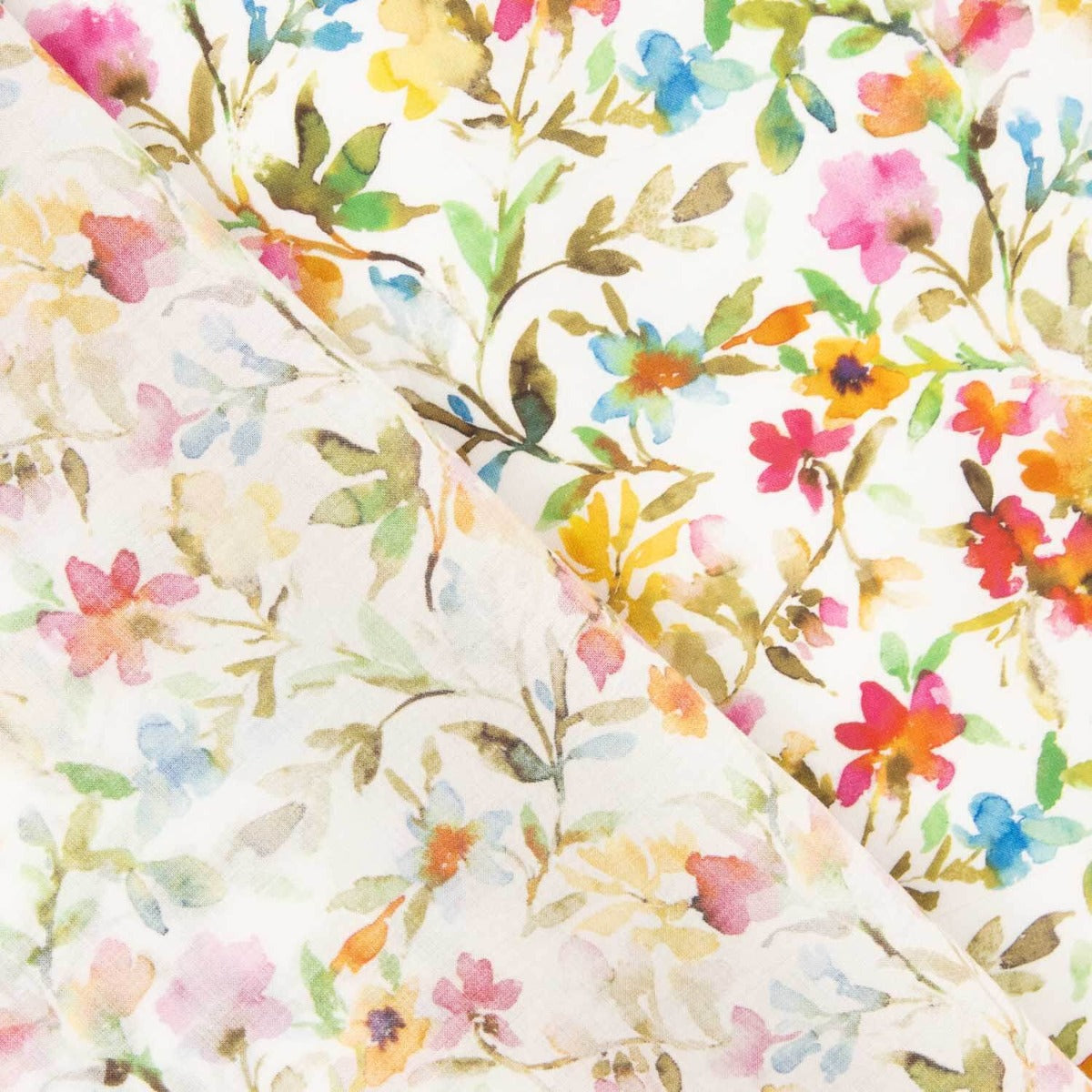 Batiste Baumwolle Blüte Harmonie - Ribes y Casals