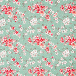 Baumwolle Floral Mintgrün - Ribes y Casals