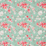 Baumwolle Floral Mintgrün - Ribes y Casals