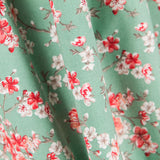 Baumwolle Floral Mintgrün - Ribes y Casals