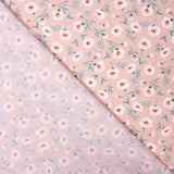 Bio-Baumwoll-Popeline Bio-Baumwolle Blumen Coni Rosa - Ribes y Casals