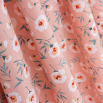 Bio-Baumwoll-Popeline Bio-Baumwolle Blumen Coni Rosa - Ribes y Casals