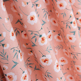 Bio-Baumwoll-Popeline Bio-Baumwolle Blumen Coni Rosa - Ribes y Casals