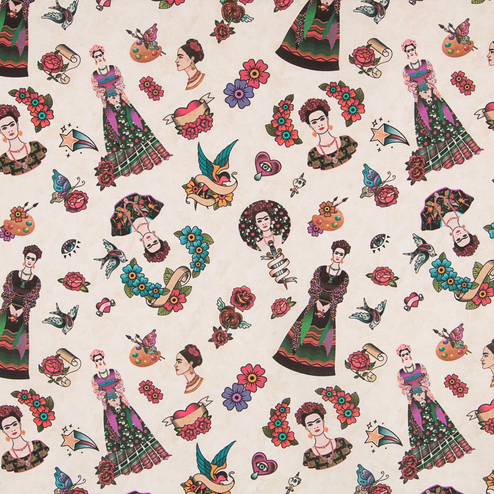 Frida Tattoo Baumwolle - Ribes y Casals