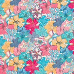 Liberty Cotton Flower Colours Weiß - Ribes y Casals