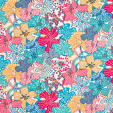 Liberty Cotton Flower Colours Weiß - Ribes y Casals