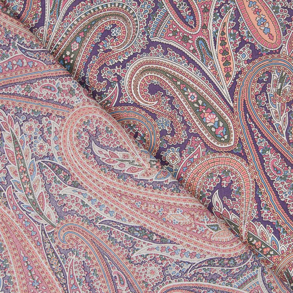Paisley Park Cotton Tana Lawn Liberty lila - Ribes y Casals