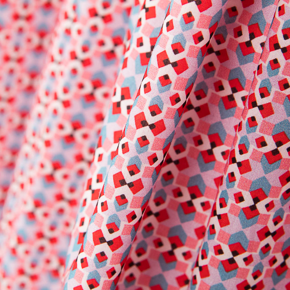 Tempo Tana Lawn Baumwolle Liberty Coral - Ribes y Casals