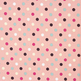 Baumwoll-Popeline Multi Dots Rosa Baumwoll-Popeline - Ribes y Casals