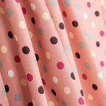 Baumwoll-Popeline Multi Dots Rosa Baumwoll-Popeline - Ribes y Casals