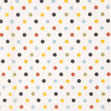Baumwolle Popeline Multi Polka Dot Ecru - Ribes y Casals