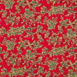 Baumwoll-Weihnachtsstrauß Roter Mistelzweig - Ribes y Casals
