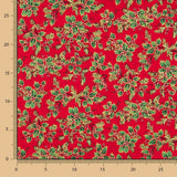 Baumwoll-Weihnachtsstrauß Roter Mistelzweig - Ribes y Casals