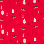 Rote Schlitten aus Baumwolle für Weihnachten - Ribes y Casals