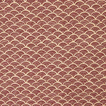 Patchwork Baumwolle Wellen Granat - Ribes y Casals