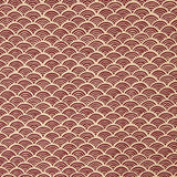 Patchwork Baumwolle Wellen Granat - Ribes y Casals