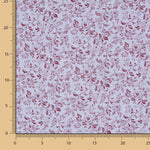 Cotton Oxford Floral Maroon - Ribes y Casals