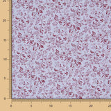 Cotton Oxford Floral Maroon - Ribes y Casals