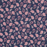 Paisley Baumwolle Blau - Ribes y Casals