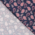 Paisley Baumwolle Blau - Ribes y Casals