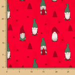 Weihnachtsmann Wichtel aus Baumwolle Rot - Ribes y Casals