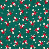 Baumwolle Weihnachtsmann Geschenke Grün - Ribes y Casals