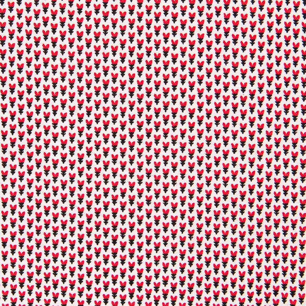 Baumwoll-Patchwork Foulard Weiß - Ribes y Casals
