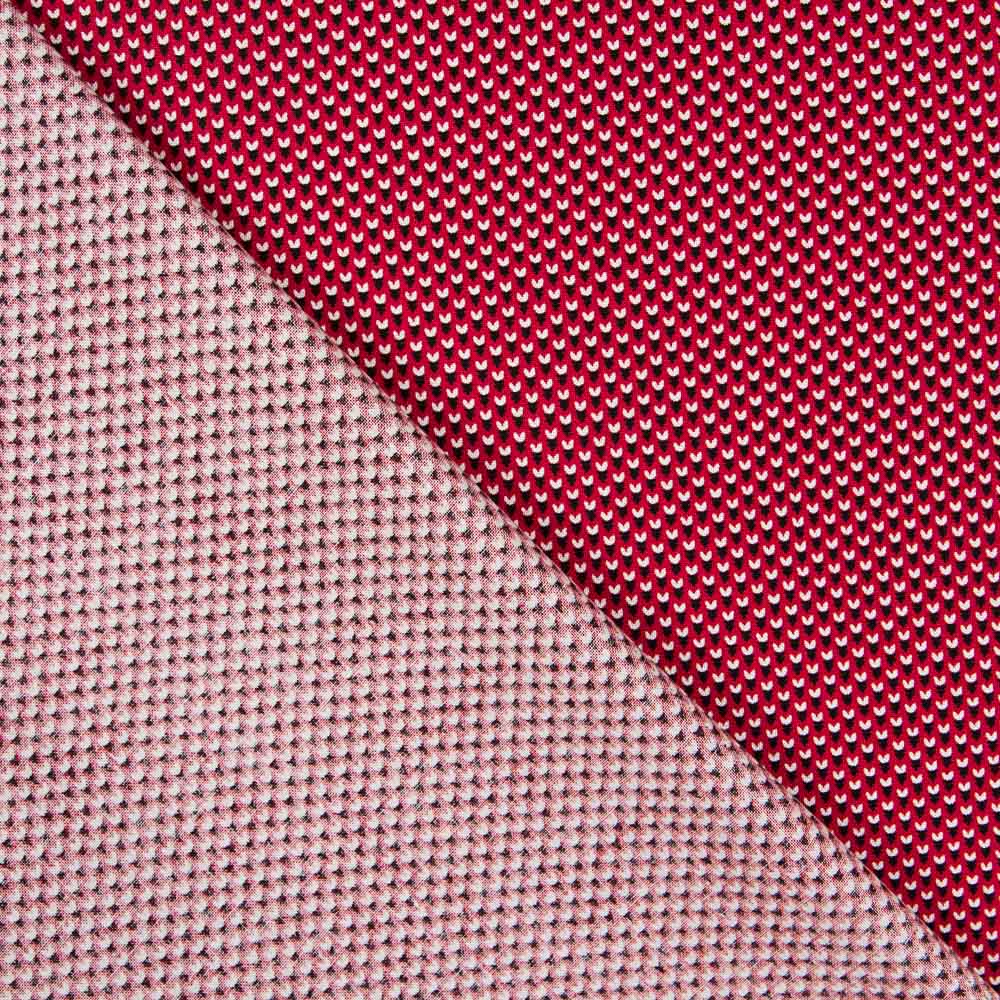 Baumwoll-Patchwork Foulard Rot - Ribes y Casals