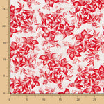 Patchwork Baumwolle Lily Rot - Ribes y Casals