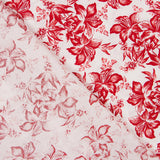 Patchwork Baumwolle Lily Rot - Ribes y Casals