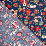Weihnachten Baumwolle Jacke Blau - Ribes y Casals