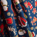 Weihnachten Baumwolle Jacke Blau - Ribes y Casals