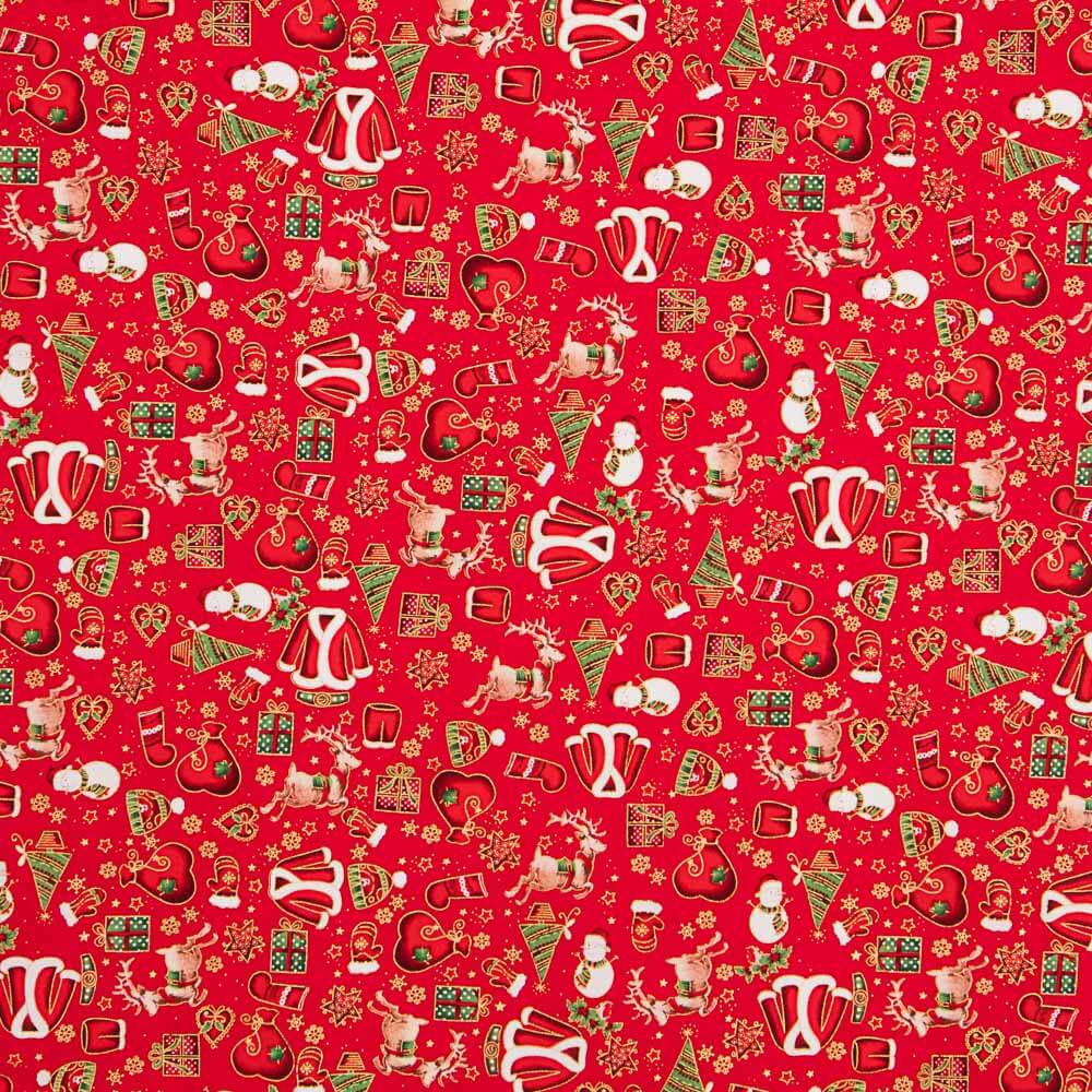 Weihnachten Baumwolle Jacke Rot - Ribes y Casals
