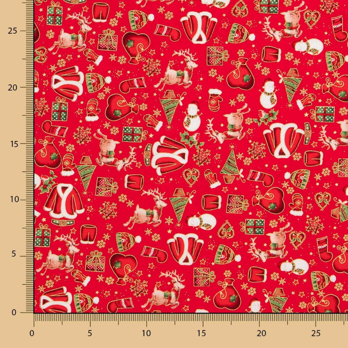 Weihnachten Baumwolle Jacke Rot - Ribes y Casals